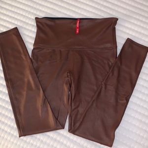 Spanx faux leather leggings